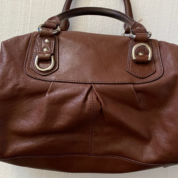 Coach Dark Brown Leather Satchel - Picture 3 of 16